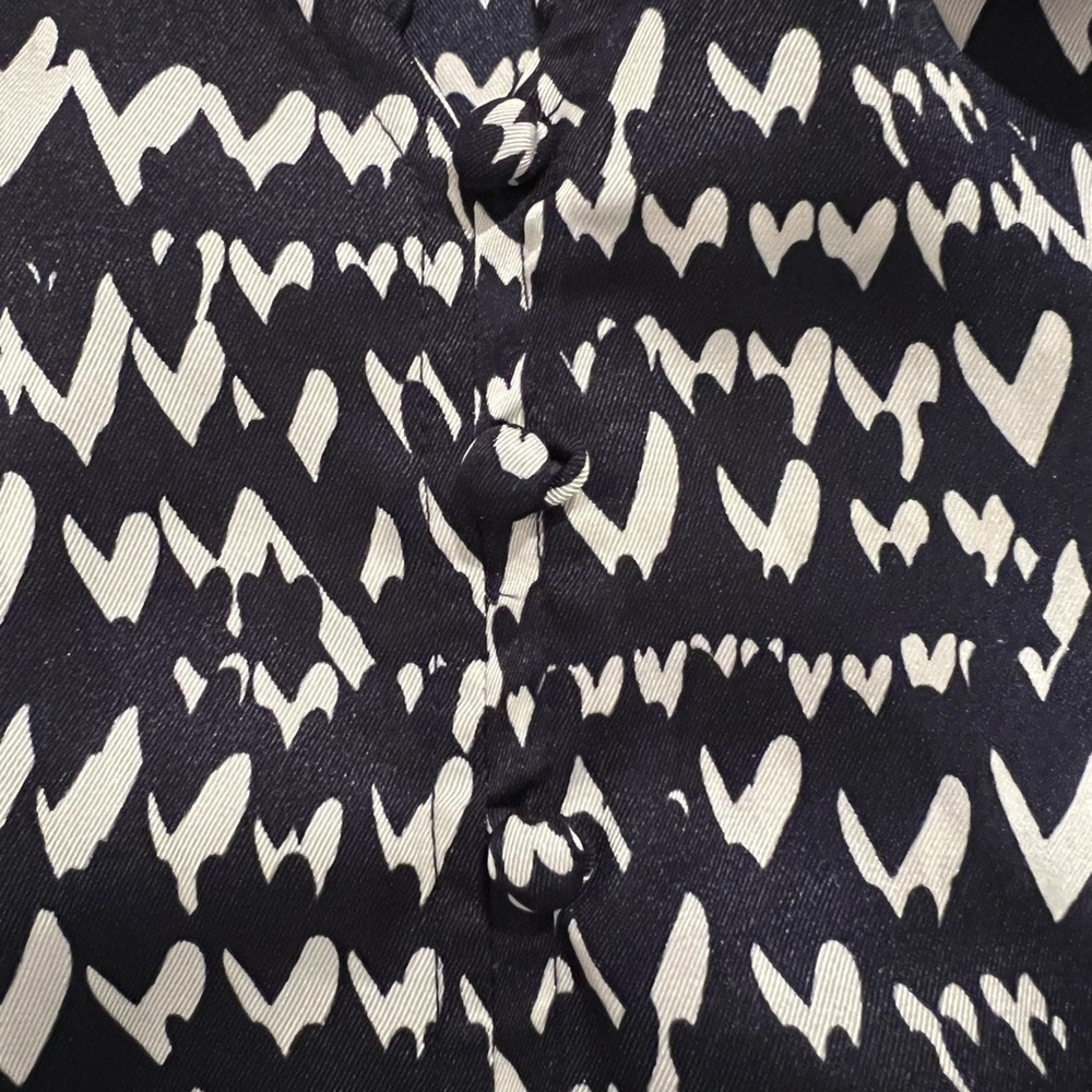 Ryegrass XXL woman’s Patterned Top, navy and white pullover blouse, EUC, work - Picture 7 of 8